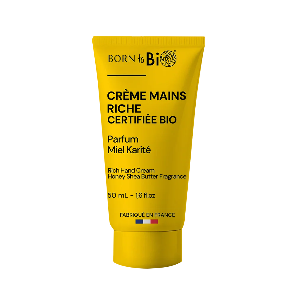 Crème Mains Riche Miel de Karité - Certifiée Bio