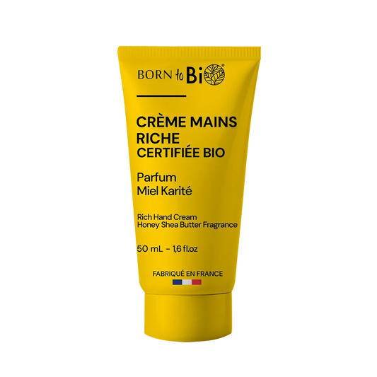 Crème Mains Riche Miel de Karité - Certifiée Bio