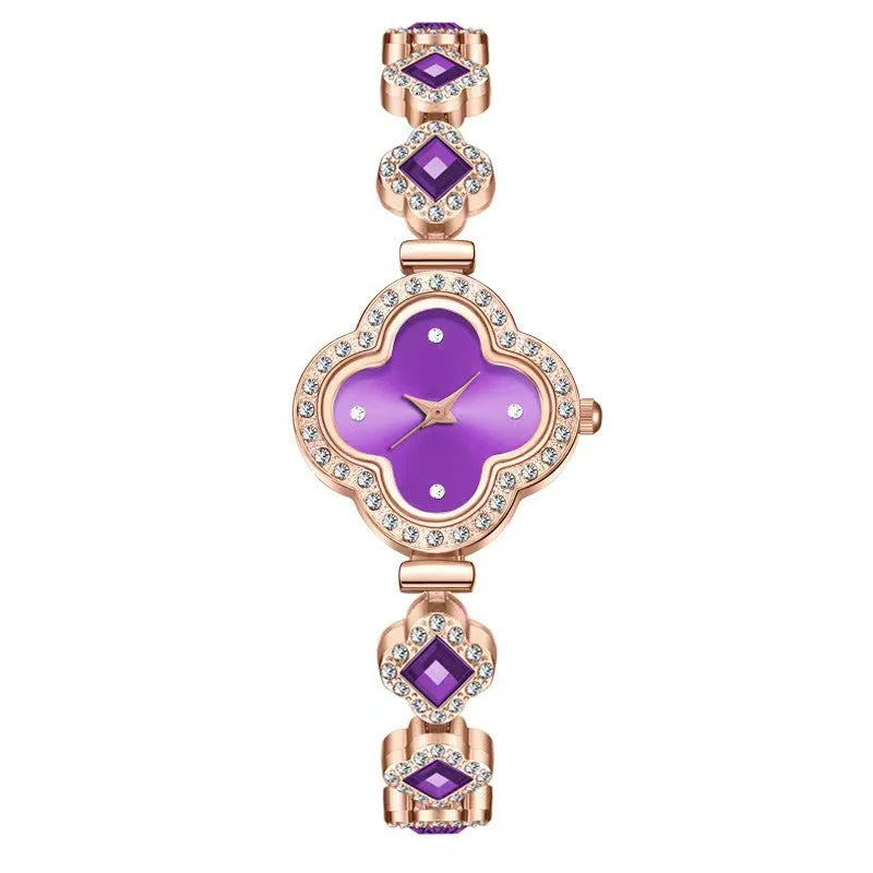 Montre femme tendance, montre-bracelet élégante en acier doré, horloge décontractée pour femme, étanche .