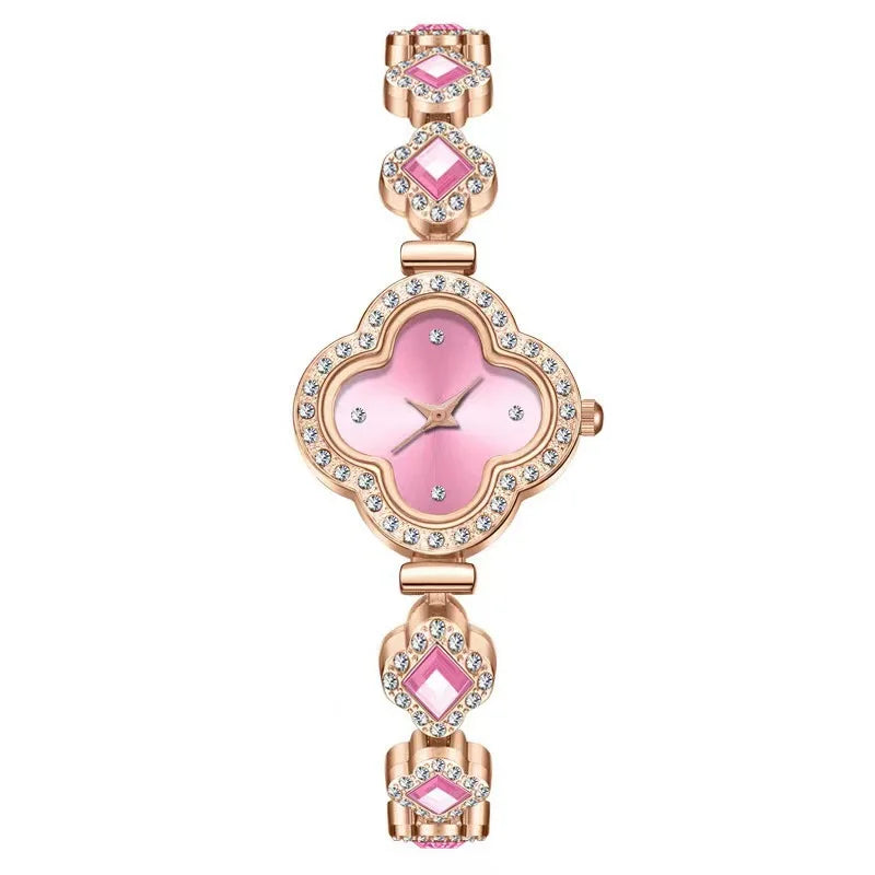 Montre femme tendance, montre-bracelet élégante en acier doré, horloge décontractée pour femme, étanche .