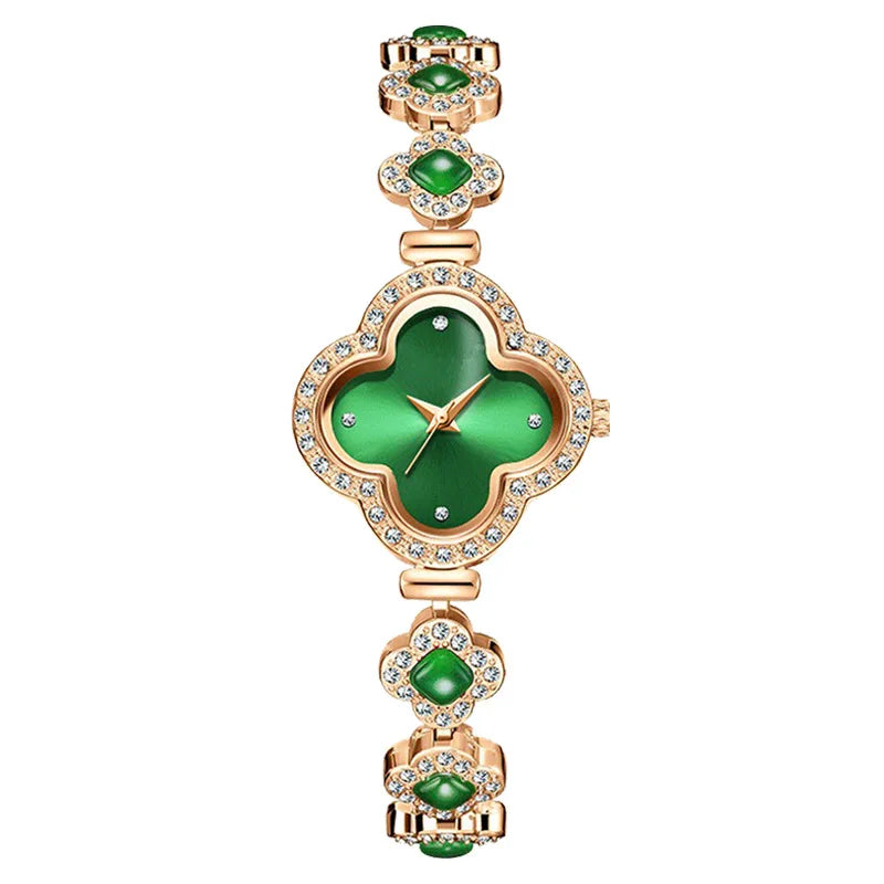 Montre femme tendance, montre-bracelet élégante en acier doré, horloge décontractée pour femme, étanche .