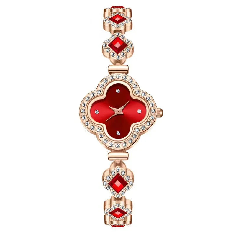 Montre femme tendance, montre-bracelet élégante en acier doré, horloge décontractée pour femme, étanche .