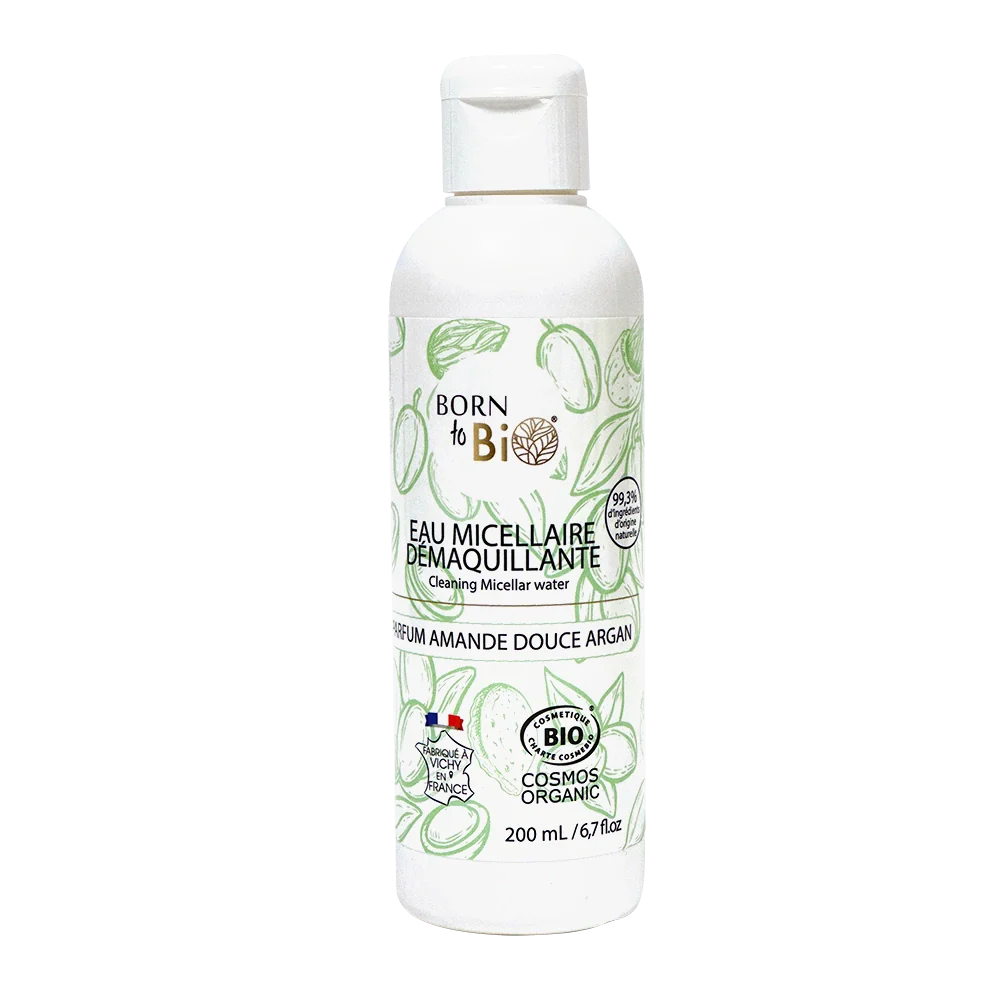 Eau Micellaire Démaquillante Amande Douce Argan - Certifiée Bio